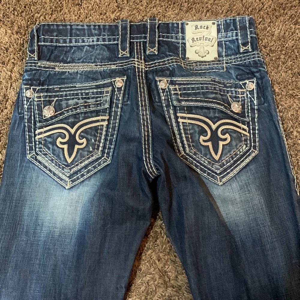Mens 33L Jasper Rock Revival Jeans